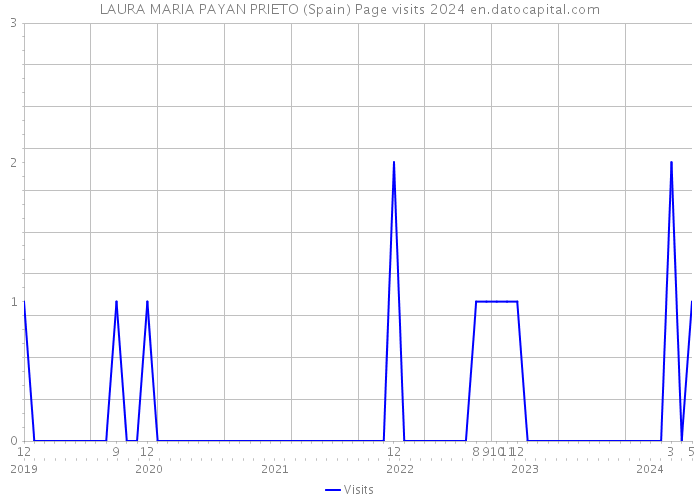 LAURA MARIA PAYAN PRIETO (Spain) Page visits 2024 