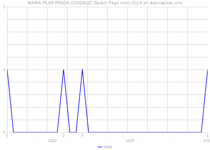 MARIA PILAR PRADA GONZALEZ (Spain) Page visits 2024 