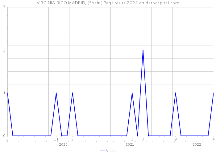 VIRGINIA RICO MADRID, (Spain) Page visits 2024 