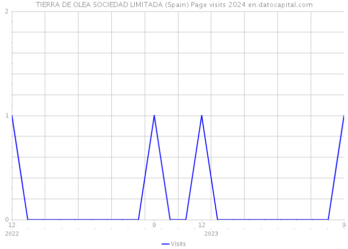 TIERRA DE OLEA SOCIEDAD LIMITADA (Spain) Page visits 2024 