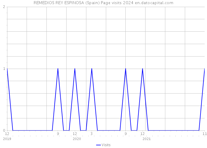 REMEDIOS REY ESPINOSA (Spain) Page visits 2024 