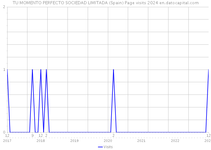 TU MOMENTO PERFECTO SOCIEDAD LIMITADA (Spain) Page visits 2024 
