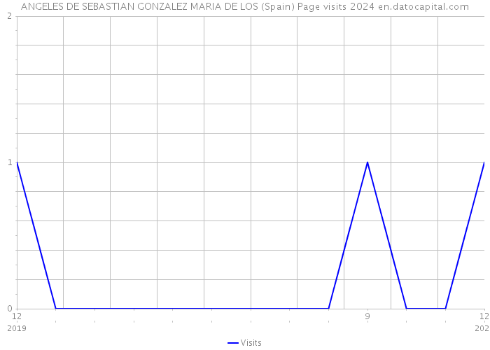 ANGELES DE SEBASTIAN GONZALEZ MARIA DE LOS (Spain) Page visits 2024 