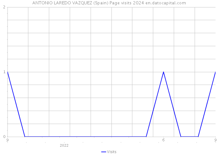 ANTONIO LAREDO VAZQUEZ (Spain) Page visits 2024 