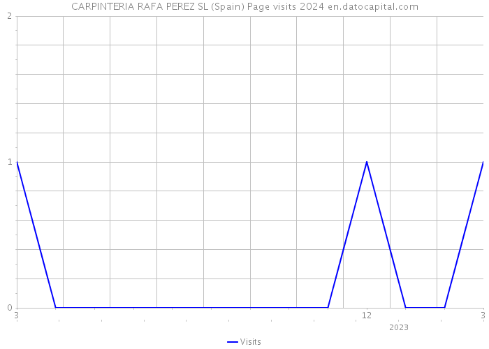 CARPINTERIA RAFA PEREZ SL (Spain) Page visits 2024 