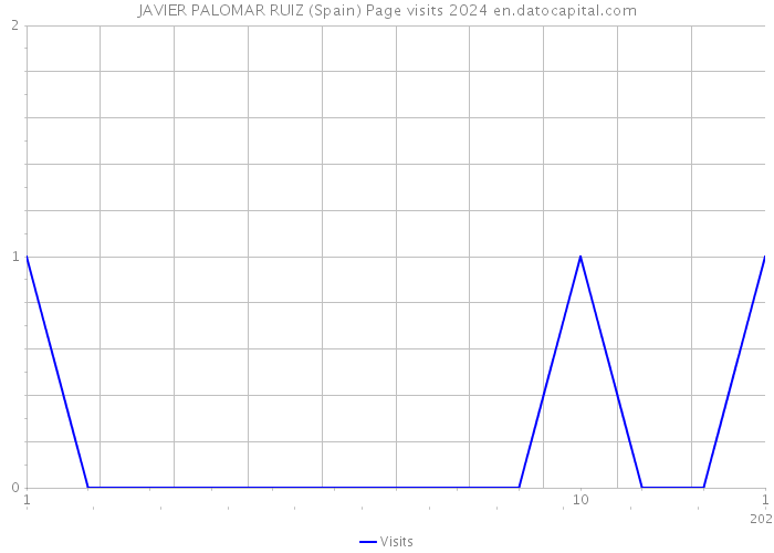 JAVIER PALOMAR RUIZ (Spain) Page visits 2024 