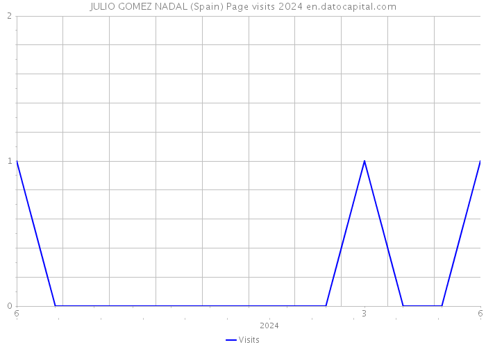 JULIO GOMEZ NADAL (Spain) Page visits 2024 