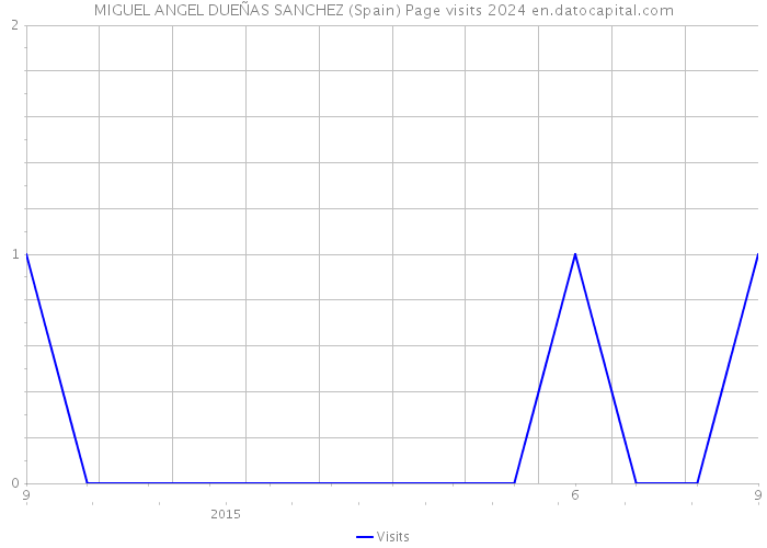 MIGUEL ANGEL DUEÑAS SANCHEZ (Spain) Page visits 2024 