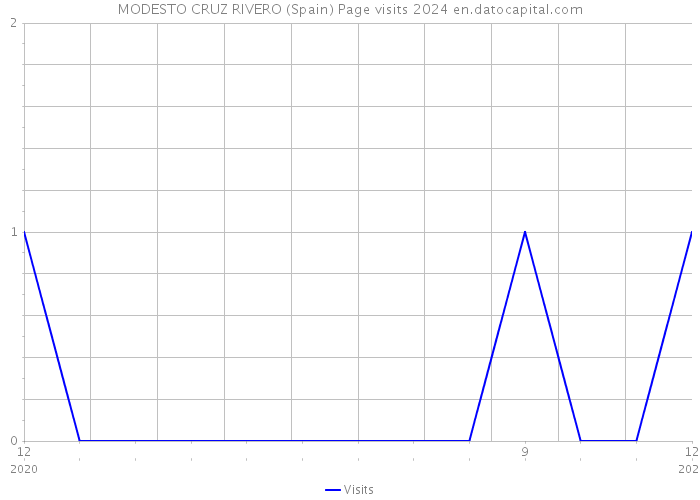 MODESTO CRUZ RIVERO (Spain) Page visits 2024 