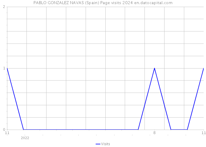 PABLO GONZALEZ NAVAS (Spain) Page visits 2024 