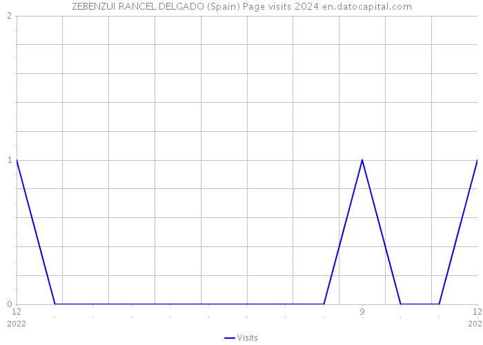 ZEBENZUI RANCEL DELGADO (Spain) Page visits 2024 