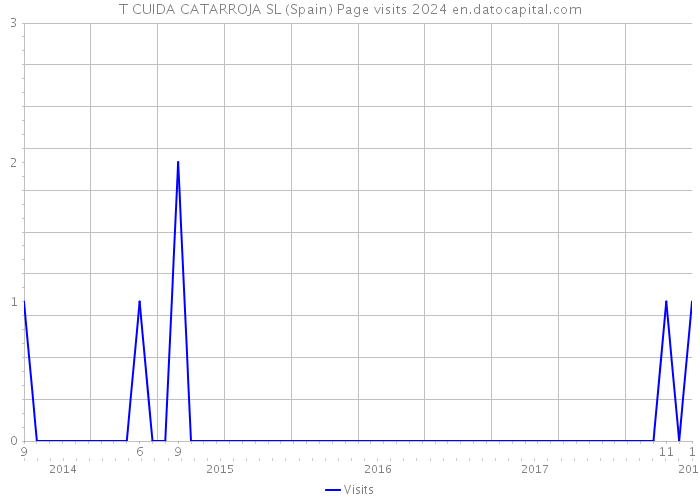 T CUIDA CATARROJA SL (Spain) Page visits 2024 