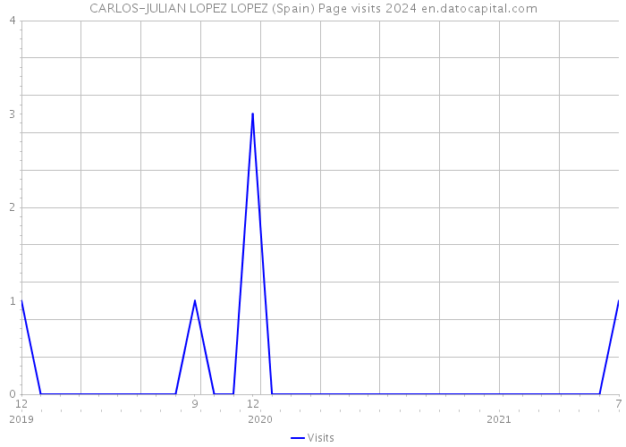 CARLOS-JULIAN LOPEZ LOPEZ (Spain) Page visits 2024 