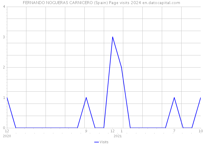 FERNANDO NOGUERAS CARNICERO (Spain) Page visits 2024 