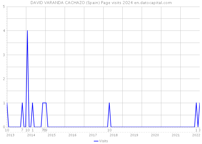 DAVID VARANDA CACHAZO (Spain) Page visits 2024 