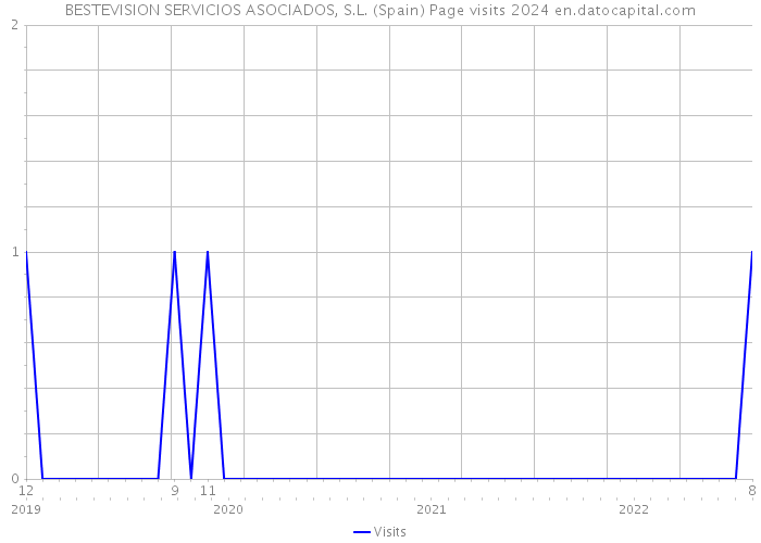 BESTEVISION SERVICIOS ASOCIADOS, S.L. (Spain) Page visits 2024 