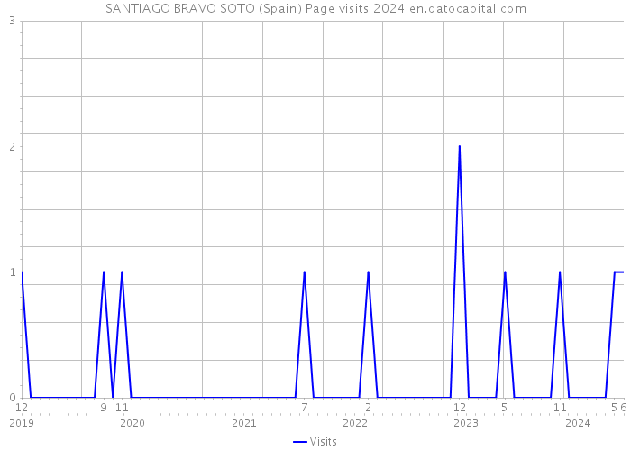 SANTIAGO BRAVO SOTO (Spain) Page visits 2024 