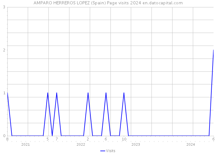 AMPARO HERREROS LOPEZ (Spain) Page visits 2024 