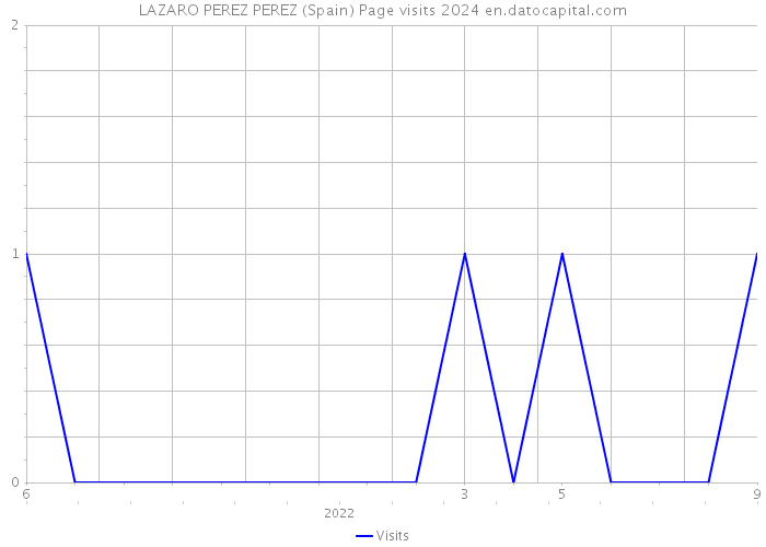 LAZARO PEREZ PEREZ (Spain) Page visits 2024 