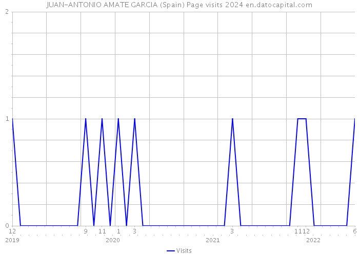 JUAN-ANTONIO AMATE GARCIA (Spain) Page visits 2024 