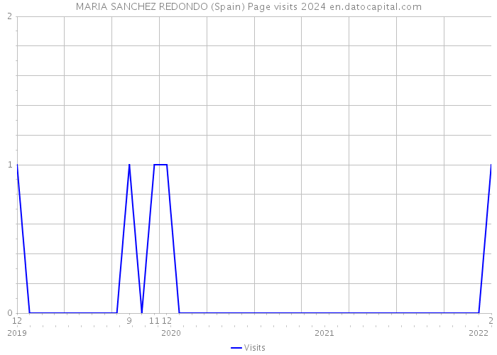 MARIA SANCHEZ REDONDO (Spain) Page visits 2024 