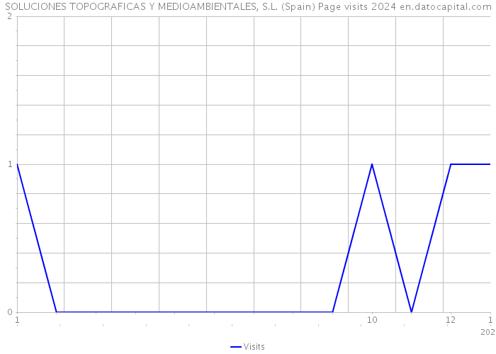 SOLUCIONES TOPOGRAFICAS Y MEDIOAMBIENTALES, S.L. (Spain) Page visits 2024 