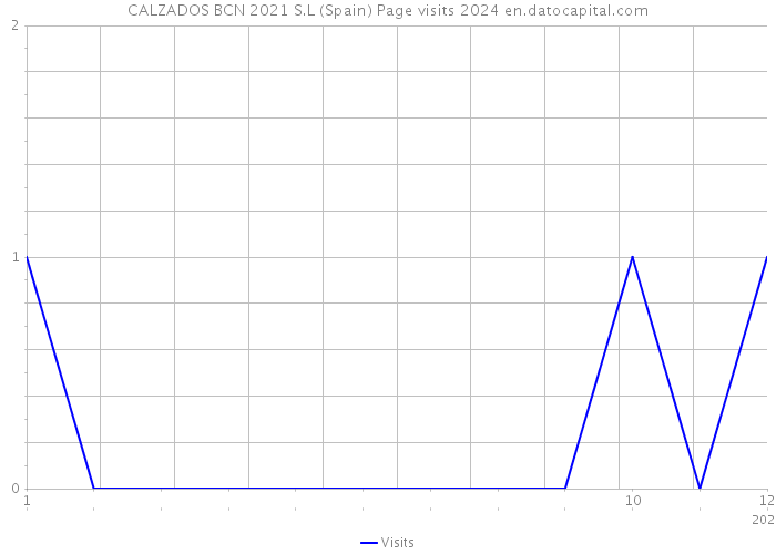 CALZADOS BCN 2021 S.L (Spain) Page visits 2024 
