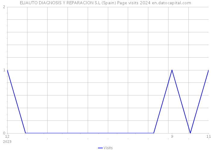 ELIAUTO DIAGNOSIS Y REPARACION S.L (Spain) Page visits 2024 