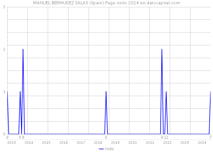 MANUEL BERMUDEZ SALAS (Spain) Page visits 2024 