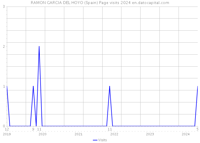 RAMON GARCIA DEL HOYO (Spain) Page visits 2024 