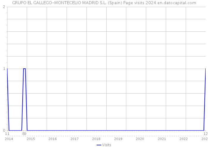 GRUPO EL GALLEGO-MONTECELIO MADRID S.L. (Spain) Page visits 2024 