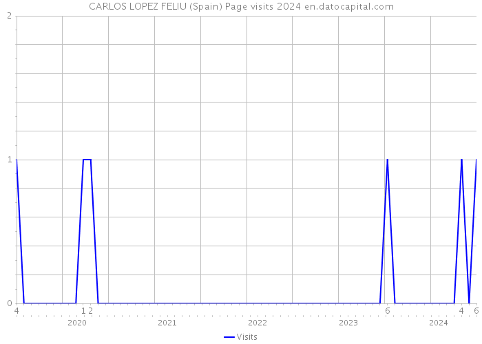 CARLOS LOPEZ FELIU (Spain) Page visits 2024 