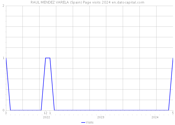 RAUL MENDEZ VARELA (Spain) Page visits 2024 