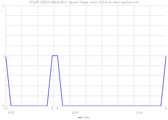 SOLER DIEGO BELANDO (Spain) Page visits 2024 