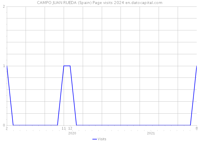 CAMPO JUAN RUEDA (Spain) Page visits 2024 