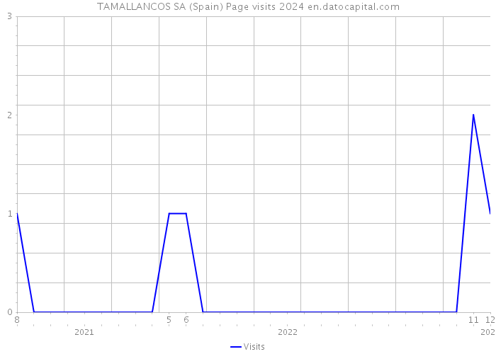 TAMALLANCOS SA (Spain) Page visits 2024 