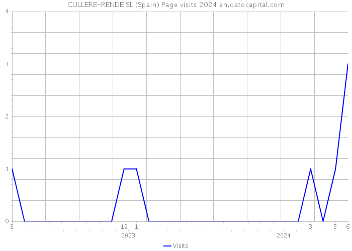 CULLERE-RENDE SL (Spain) Page visits 2024 