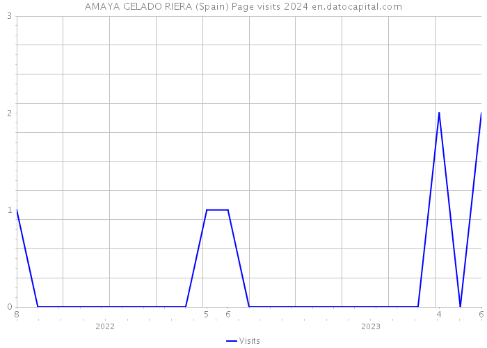 AMAYA GELADO RIERA (Spain) Page visits 2024 