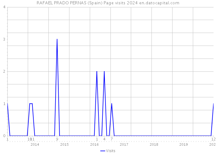 RAFAEL PRADO PERNAS (Spain) Page visits 2024 