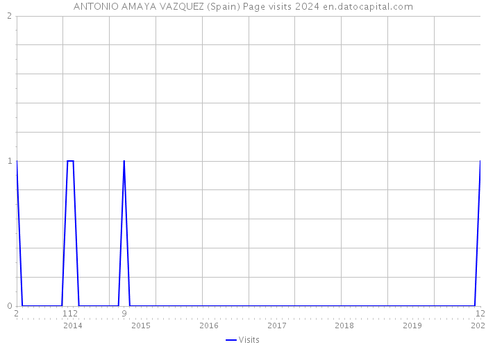 ANTONIO AMAYA VAZQUEZ (Spain) Page visits 2024 