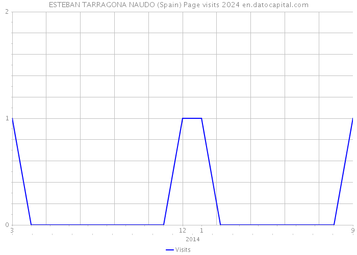 ESTEBAN TARRAGONA NAUDO (Spain) Page visits 2024 