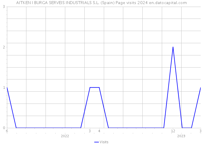 AITKEN I BURGA SERVEIS INDUSTRIALS S.L. (Spain) Page visits 2024 