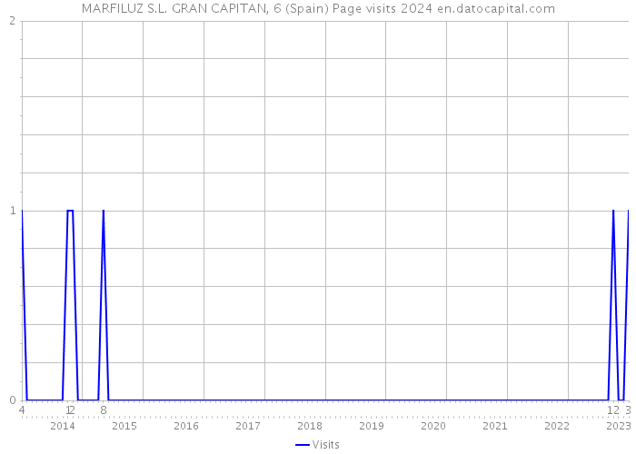 MARFILUZ S.L. GRAN CAPITAN, 6 (Spain) Page visits 2024 