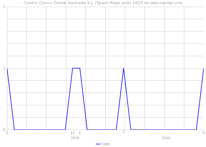 Centro Clinico Dental Aestrada S.L. (Spain) Page visits 2024 