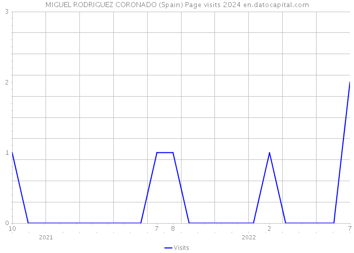 MIGUEL RODRIGUEZ CORONADO (Spain) Page visits 2024 