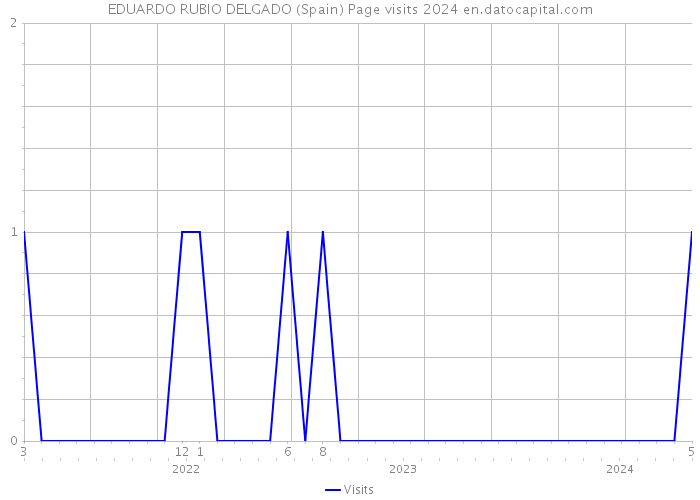 EDUARDO RUBIO DELGADO (Spain) Page visits 2024 