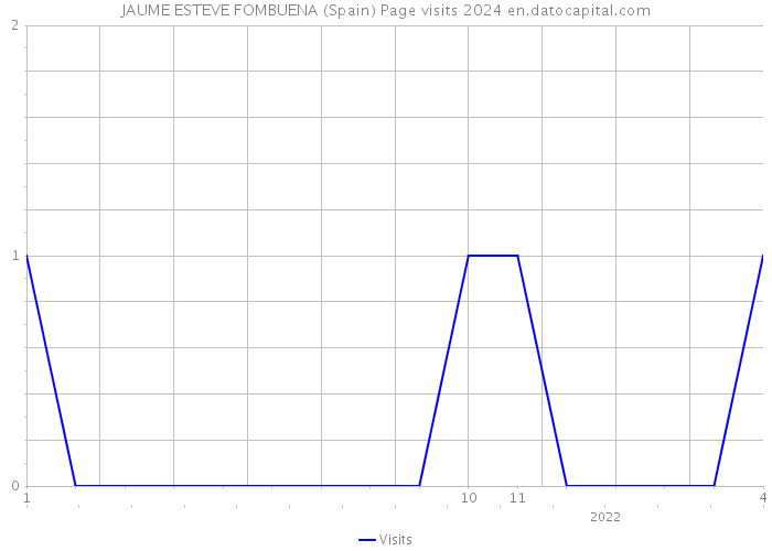 JAUME ESTEVE FOMBUENA (Spain) Page visits 2024 