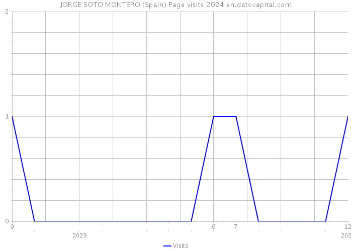 JORGE SOTO MONTERO (Spain) Page visits 2024 