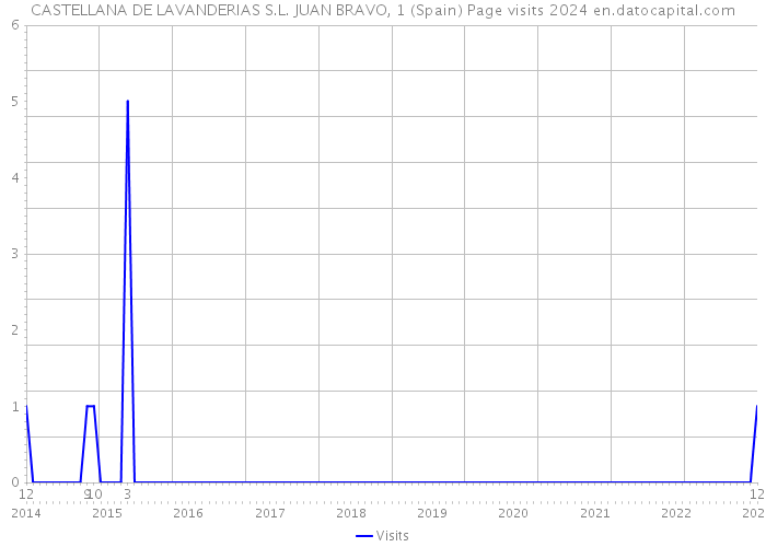 CASTELLANA DE LAVANDERIAS S.L. JUAN BRAVO, 1 (Spain) Page visits 2024 