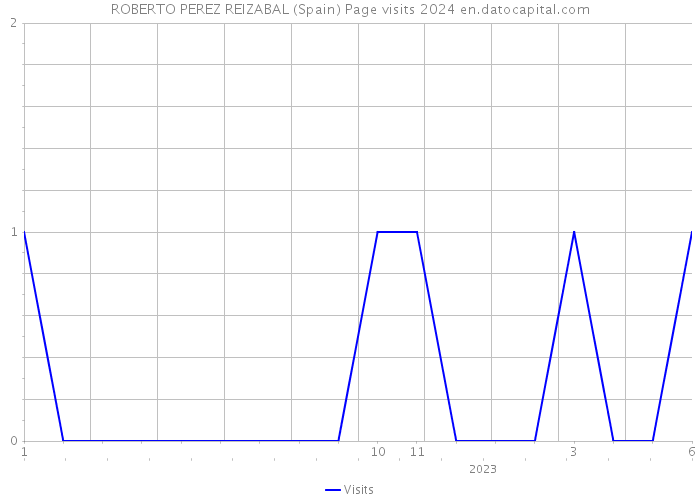 ROBERTO PEREZ REIZABAL (Spain) Page visits 2024 